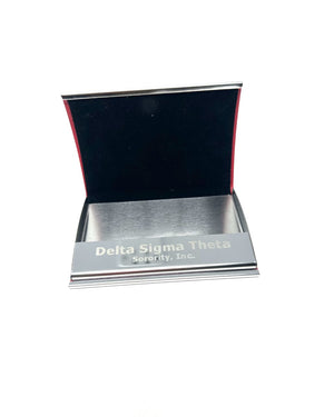 Delta Sigma Theta Business Card Holder