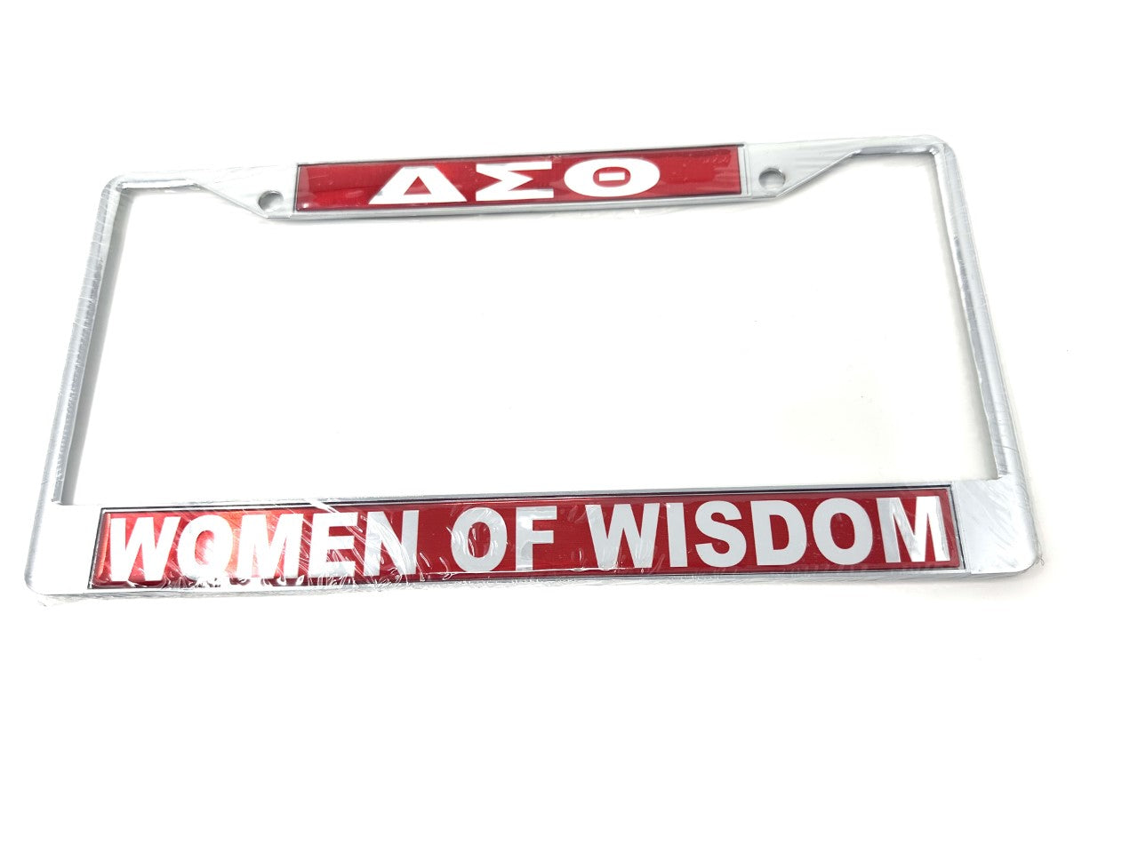 Delta Sigma Theta Mirror License Plate Frame – Women of Wisdom
