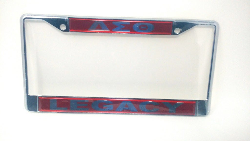 Delta Sigma Theta Mirror License Plate Frame – Legacy