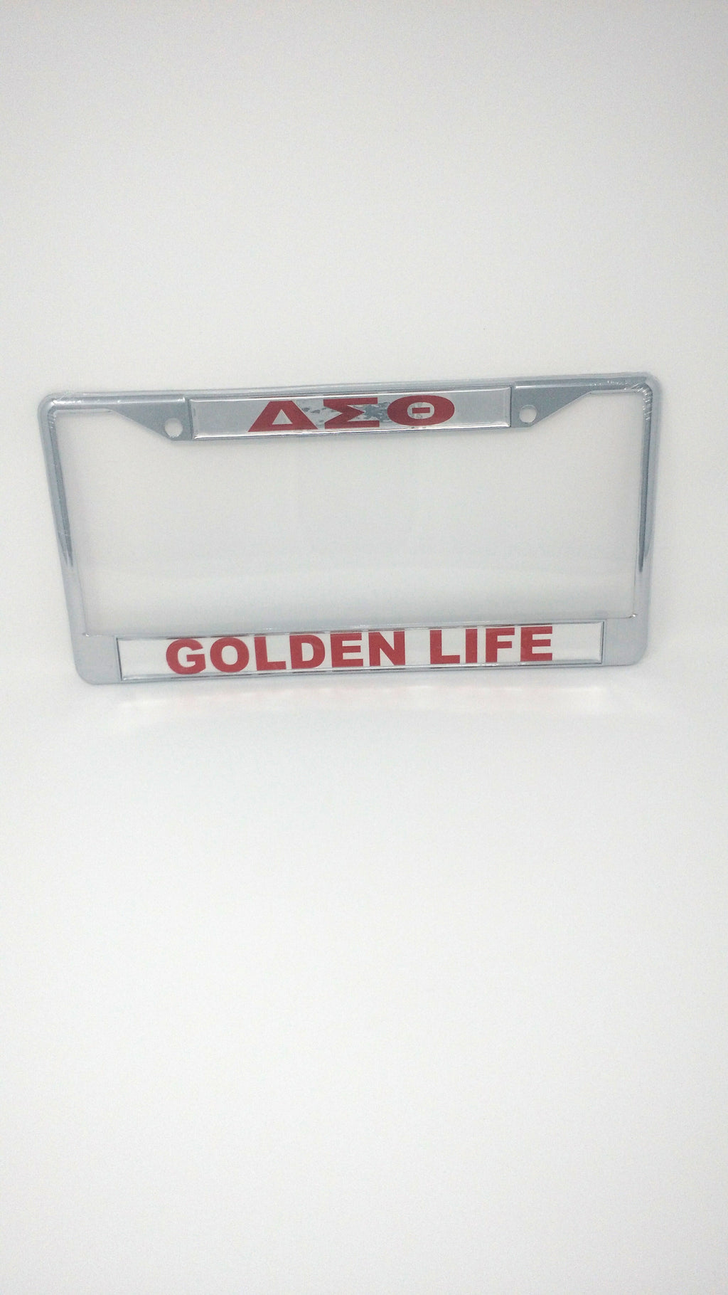 Delta Sigma Theta Mirror License Plate Frame – Golden Life