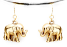 ELEPHANT EARRINGS- GOLD