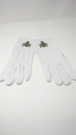 Mason Gold Emblem Gloves