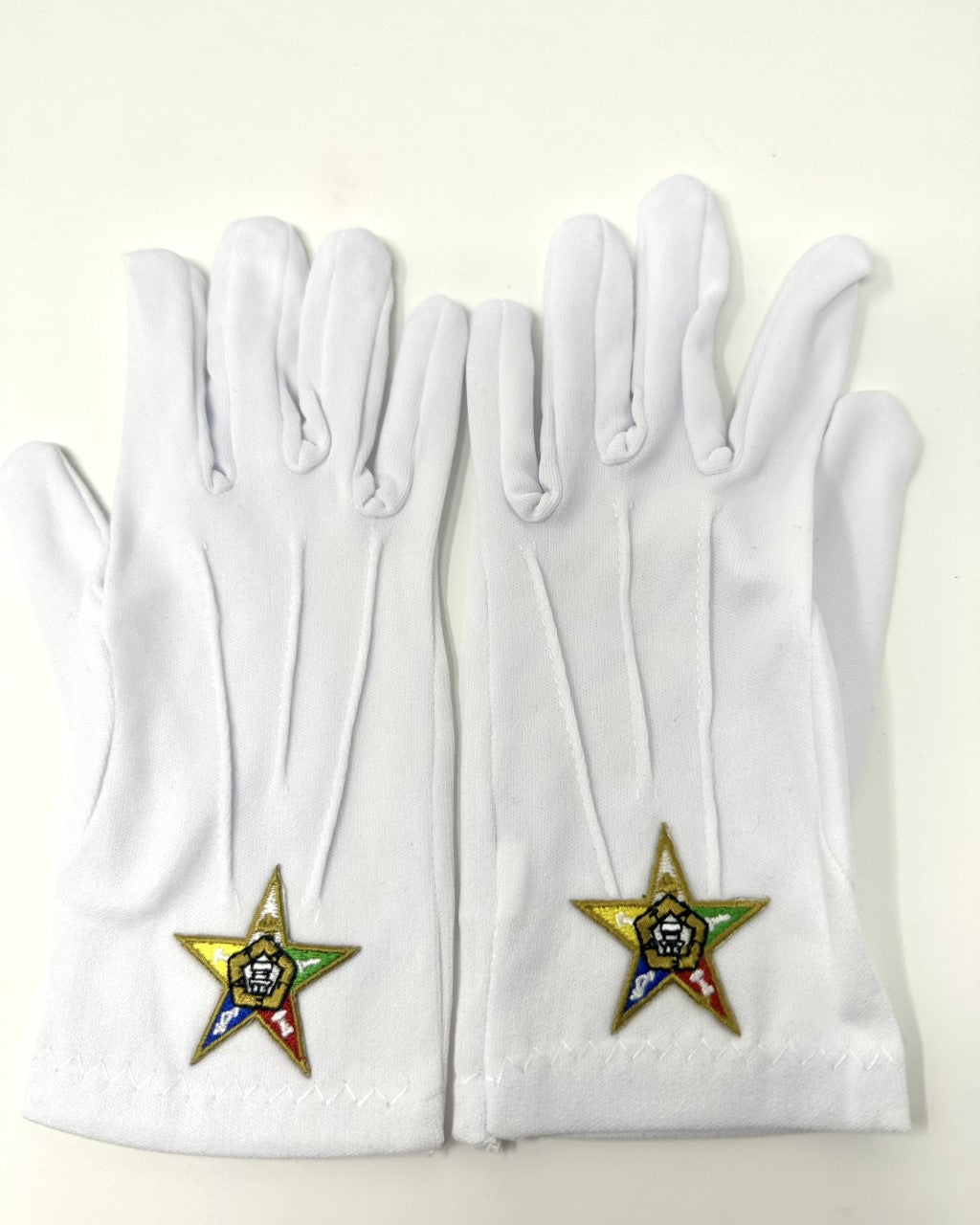 Order of Eastern Star Emblem Gloves