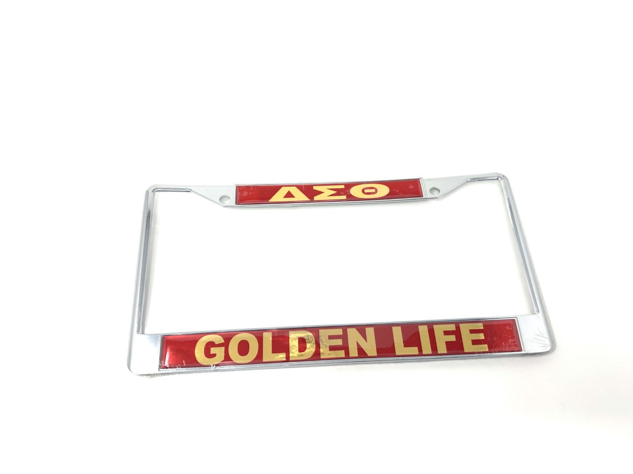 Delta Sigma Theta License Plate Frame – Golden Life
