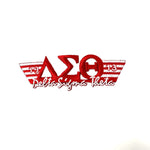Delta Sigma Theta 3.5 Inch Red Patch