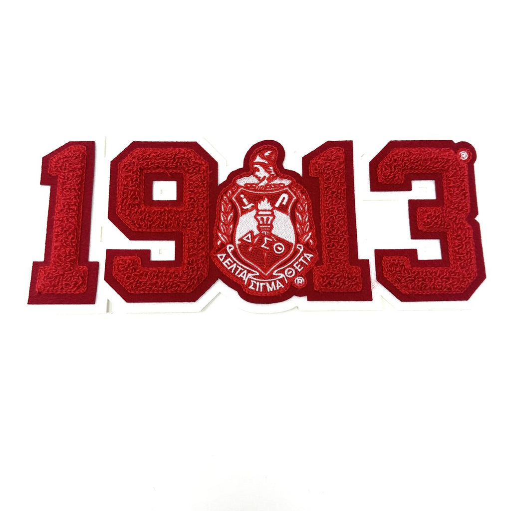 DST Large 1913 with Crest 11 Inch Chenille Patch